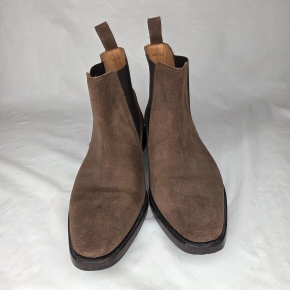 Santana by Carlos Santana Men’s Chestnut Suede Chelsea Boots Size 11.5 - Picture 3 of 10